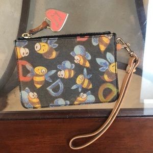 Dooney & Burke Bumblebee Wristlet